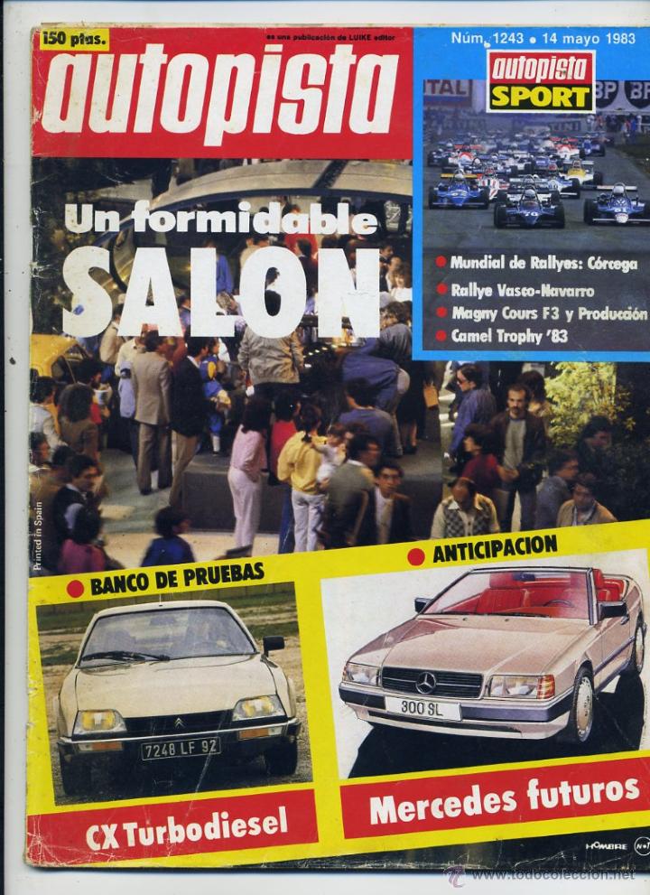 Coches: Autopista n&ordm; 1243 Citro&euml;n CX Turbodiesel