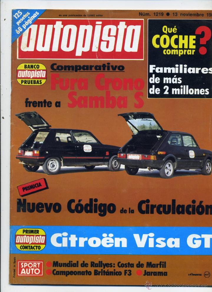 Coches: Autopista n&ordm; 1219 Citro&euml;n Visa GT