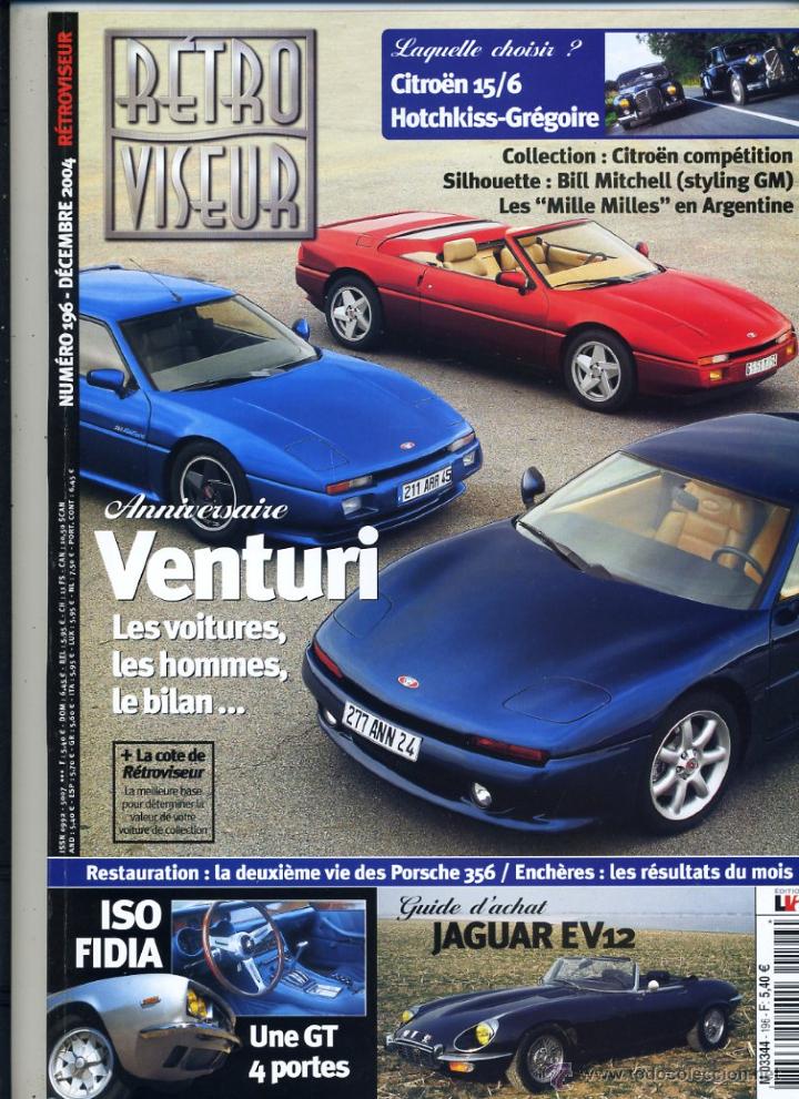 Coches: Retroviseur n&ordm; 196 Diciembre 2004 Jaguar E V12 Iso Fidia Venturi