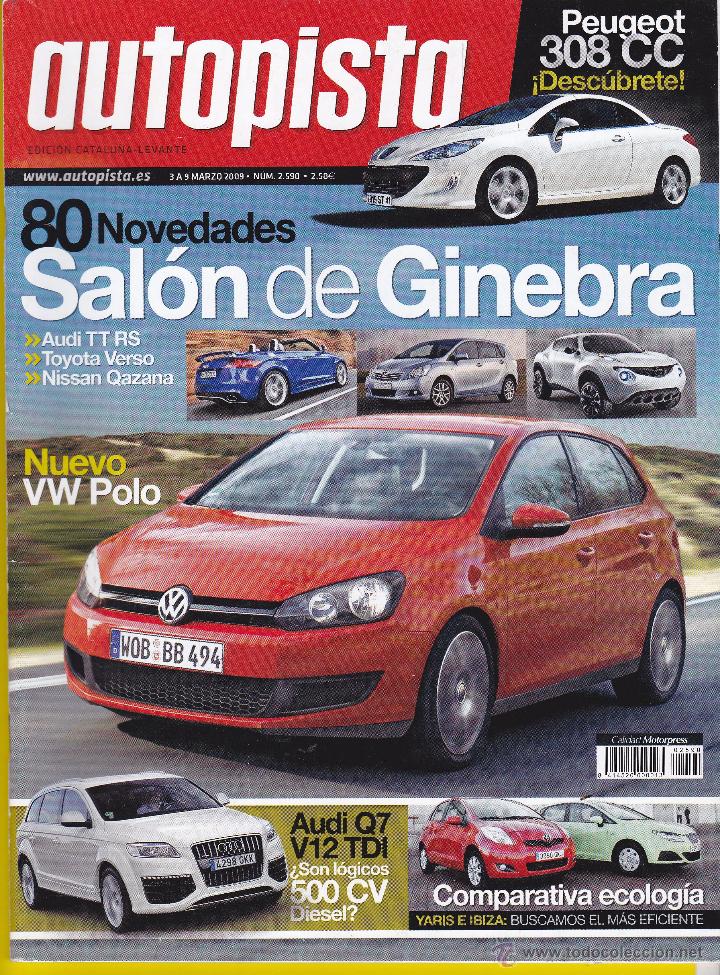 Coches: REVISTA AUTOPISTA 80 NOVEDADES SAL&Oacute;N DE GINEBRA N&ordm; 2590