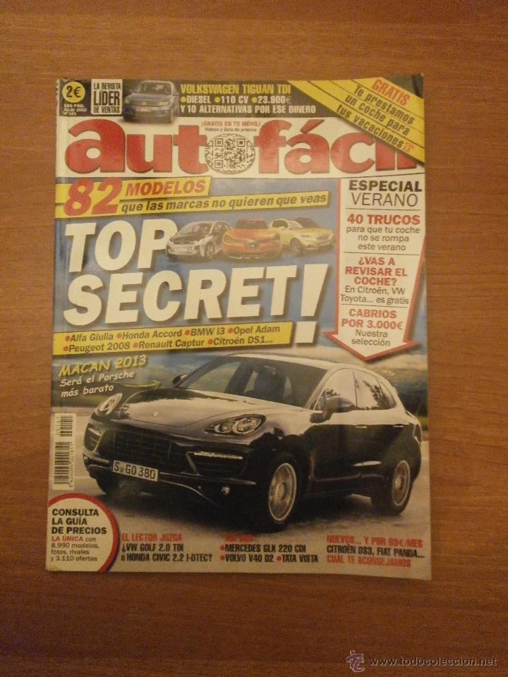 Auto: AUTO-FACIL -TOP SECRET - N&ordm; 141- JULIO 2012-