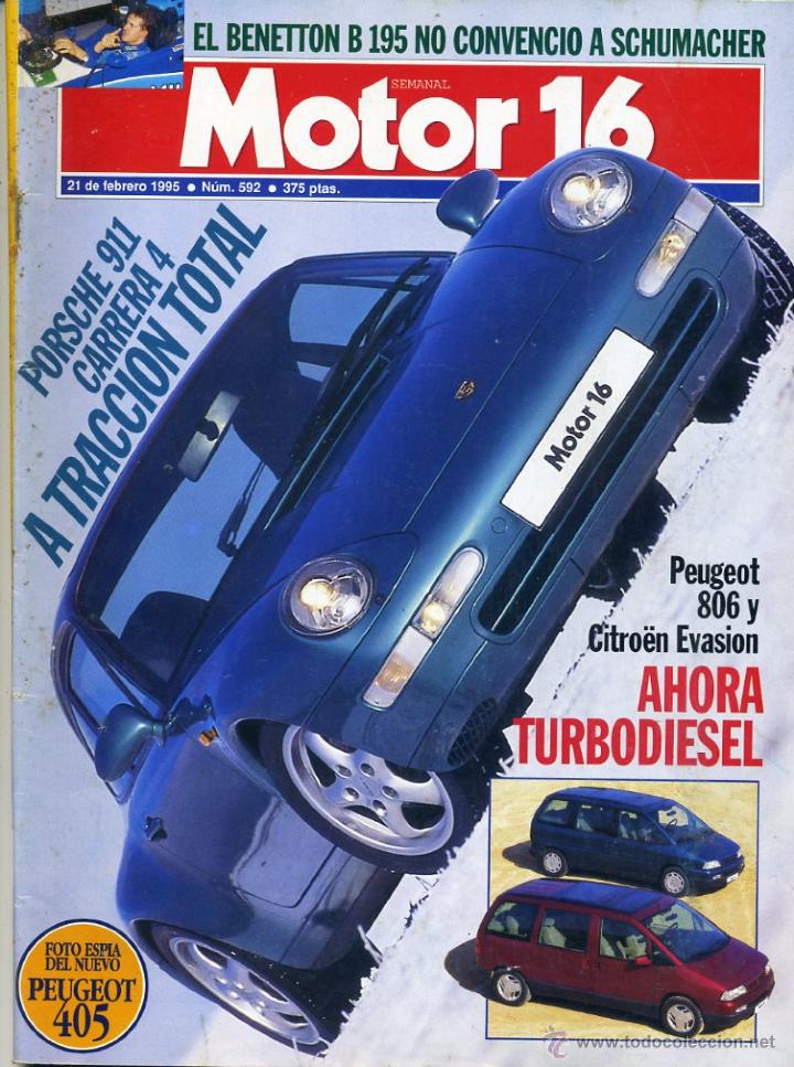 Coches: Motor16 N&ordm;592 de febrero del 1995, Porsche 911 Carrera4