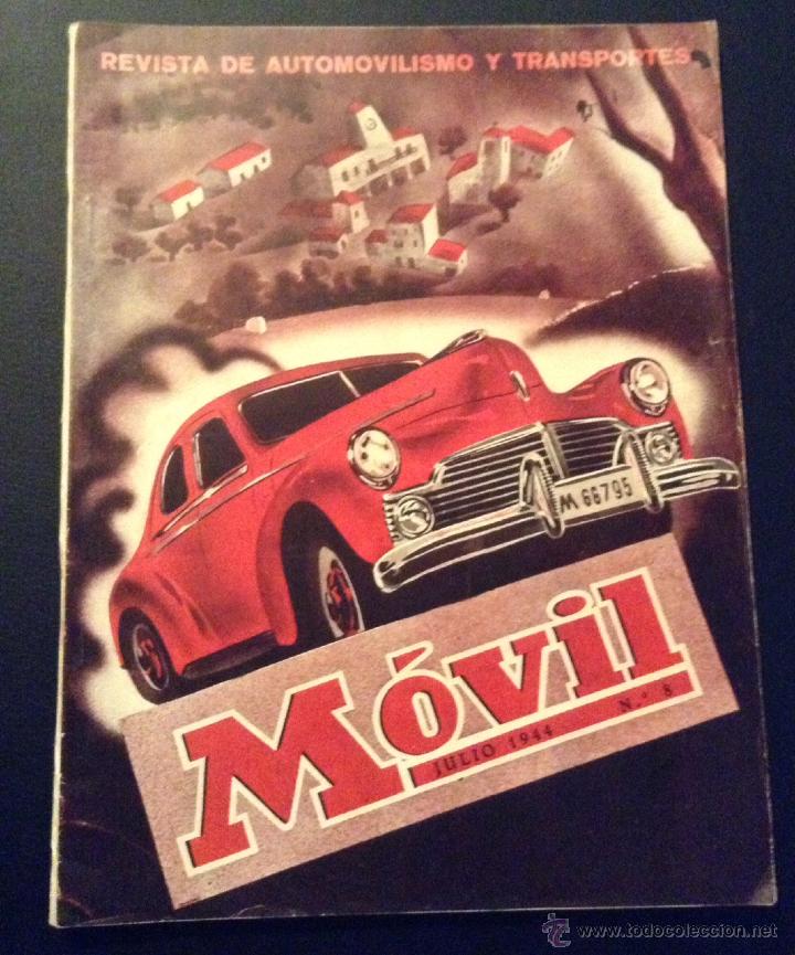 Auto: movil revista de automovilismo y transportes numero 8 de 1944