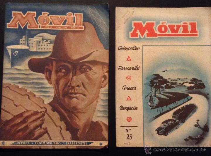 Auto: movil revista de automovilismo y transportes numero 17 y 25 de 1945