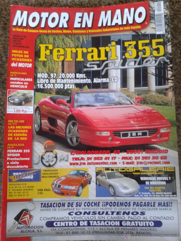 Coches: REVISTA MOTOR EN MANO -- FERRARI 355 -- N&ordm; 40 - MAYO 2000 --