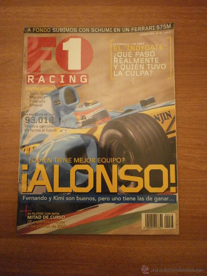 Autos: REVISTA F 1- RACING - AGOSTO 2005- N&ordm; 78-