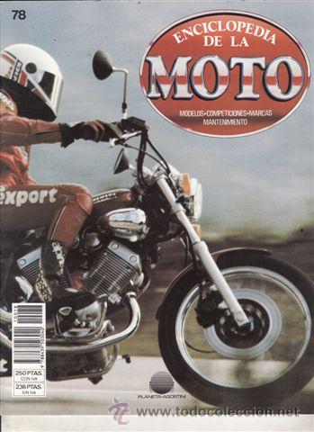 Coches: FASCICULO ENCICLOPEDIA DE LA MOTO N&ordm; 78. PRUEBA: YAMAHA XV 535. GRAN PREMIO DE FRANCIA DE MOTOCROSS.
