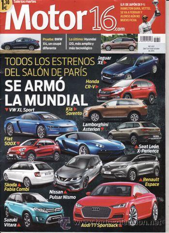 Coches: REVISTA MOTOR 16 N&ordm; 1612 A&Ntilde;O 2014. PRUEBA BMW X4 30D XDRIVE.