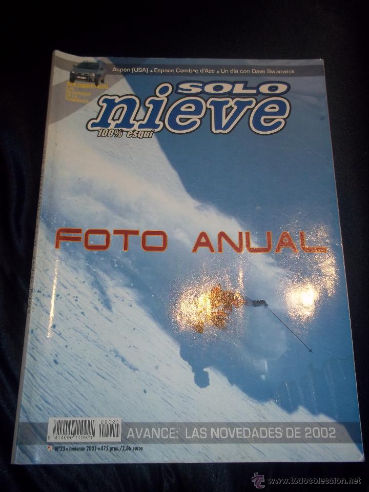 Coches: REVISTA COCHES SOLO NIEVE 2002 100% ESQUI TODO LO RELACIONADO CON LA NIEVE