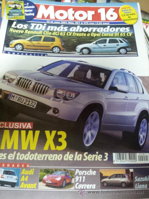 Coches: MOTOR 16 N&ordm; 921 2001