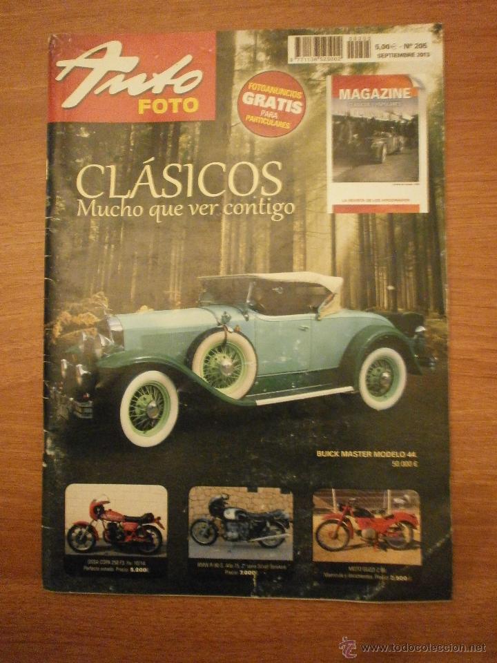 Auto: REVISTA AUTO  FOTO - N&ordm; 205-- CLASICOS MUCHO QUE VER CONTIGO