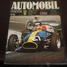 Coches: AUTOMOBIL UND MOTORRAD CHRONIK - 1978 - SUPER SKODA - MOTO JAP -RENAULT 6 CV TORPEDO 1924-