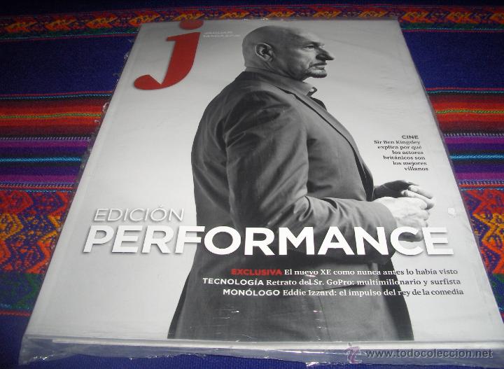 Coches: JAGUAR MAGAZINE EDICI&Oacute;N PERFORMANCE. NUEVO XE BEN KINGSLEY EDDIE IZZARD. PRECINTADA.