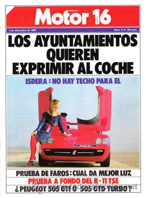 Coches: MOTOR 16 N&ordm; 006 (3-12-83)