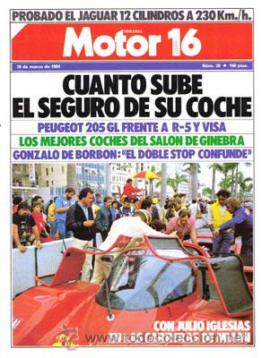 Coches: MOTOR 16 N&ordm; 020 (10-03-84)