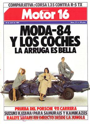 Coches: MOTOR 16 N&ordm; 027 (28-04-84)