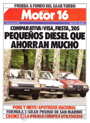Coches: MOTOR 16 N&ordm; 029 (12-05-84)
