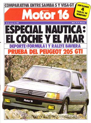 Coches: MOTOR 16 N&ordm; 031 (26-05-84)