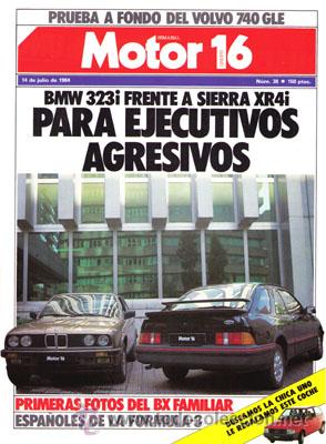 Coches: MOTOR 16 N&ordm; 038 (14-07-84)