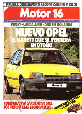 Coches: MOTOR 16 N&ordm; 045 (1-09-84)