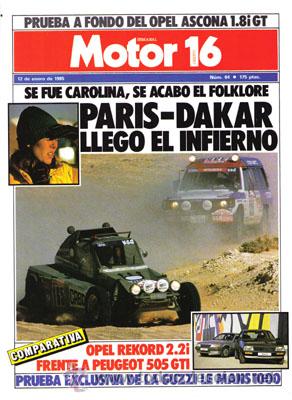 Coches: MOTOR 16 N&ordm; 064 (12-01-85)