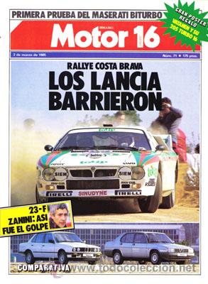 Coches: MOTOR 16 N&ordm; 071 (2-03-85)