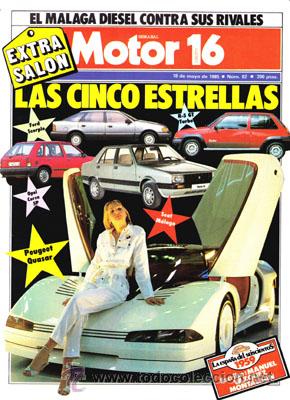 Coches: MOTOR 16 N&ordm; 082 (18-05-85)