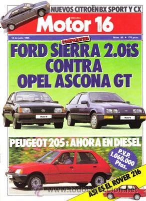 Coches: MOTOR 16 N&ordm; 090 (13-07-85)