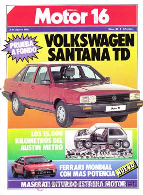 Coches: MOTOR 16 N&ordm; 093 (3-08-85)