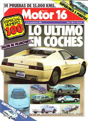 Coches: MOTOR 16 N&ordm; 100 (21-09-85)