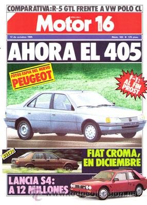 Coches: MOTOR 16 N&ordm; 103 (12-10-85)