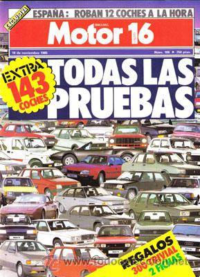 Coches: MOTOR 16 N&ordm; 108 (16-11-85)