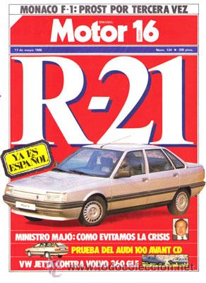 Coches: MOTOR 16 N&ordm; 134 (17-05-86)