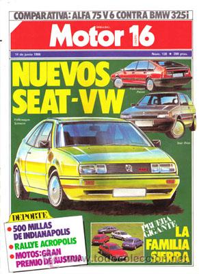 Coches: MOTOR 16 N&ordm; 138 (14-06-86)