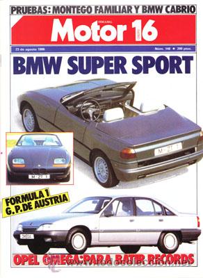 Coches: MOTOR 16 N&ordm; 148 (23-08-86)