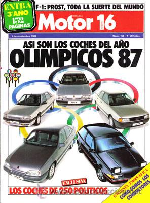 Coches: MOTOR 16 N&ordm; 158 (1-11-86)