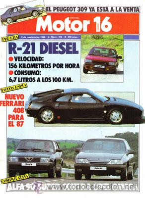 Coches: MOTOR 16 N&ordm; 159 (8-11-86)