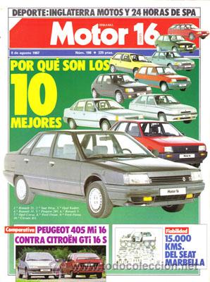 Coches: MOTOR 16 N&ordm; 198 (8-08-87)