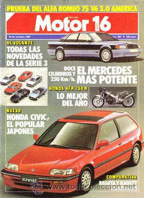 Coches: MOTOR 16 N&ordm; 207 (10-10-87)