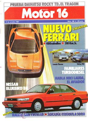 Coches: MOTOR 16 N&ordm; 208 (17-10-87)
