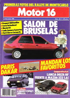 Coches: MOTOR 16 N&ordm; 222 (23-01-88)