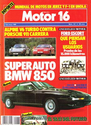 Coches: MOTOR 16 N&ordm; 237 (7-05-88)