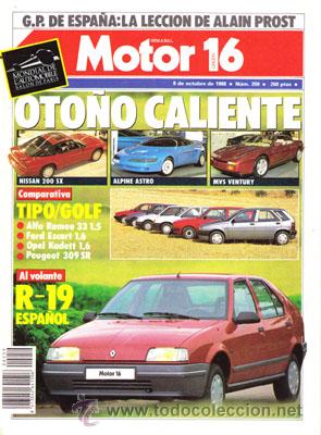 Coches: MOTOR 16 N&ordm; 259 (8-10-88)