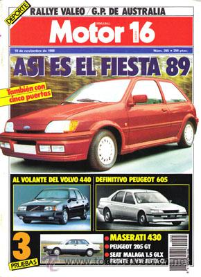 Coches: MOTOR 16 N&ordm; 265 (19-11-88)