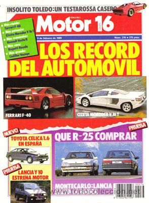 Coches: MOTOR 16 N&ordm; 276 (4-02-89)