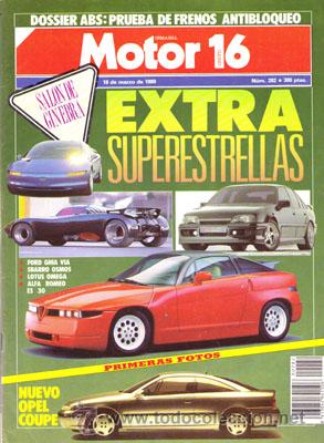 Coches: MOTOR 16 N&ordm; 282 (18-03-89)