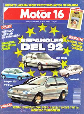 Coches: MOTOR 16 N&ordm; 297 (4-07-89)