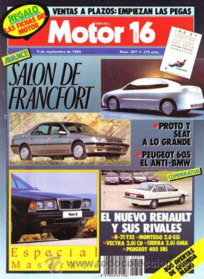 Coches: MOTOR 16 N&ordm; 307 (9-09-89)