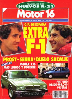 Coches: MOTOR 16 N&ordm; 310 (30-09-89)