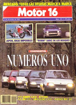 Coches: MOTOR 16 N&ordm; 319 (2-12-89)